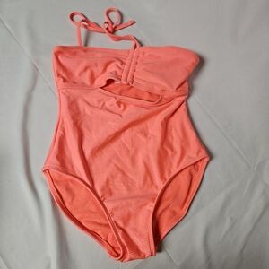 Art Class Salmon Colored One-Piece Swimsuit‎ 10/12